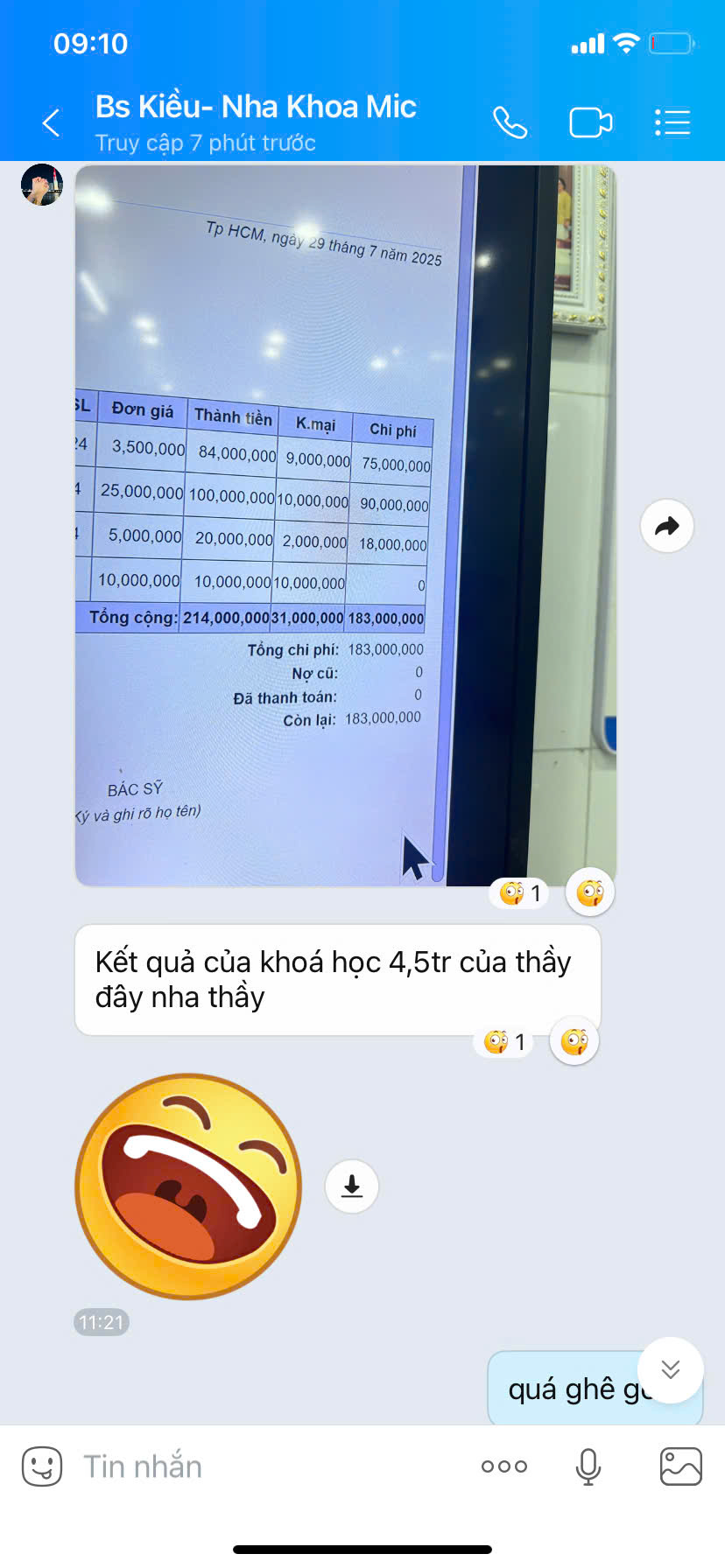 Minh chứng hiệu quả 1